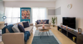 Furnished 2BR Sadaf - 2 mins to Beach - 3 mins to Tram!!